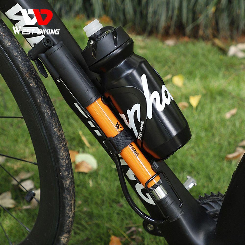 R-FLOWER Pompa Sepeda Mini Bahan Aluminium Alloy Bersepeda MTB Tire Inflator