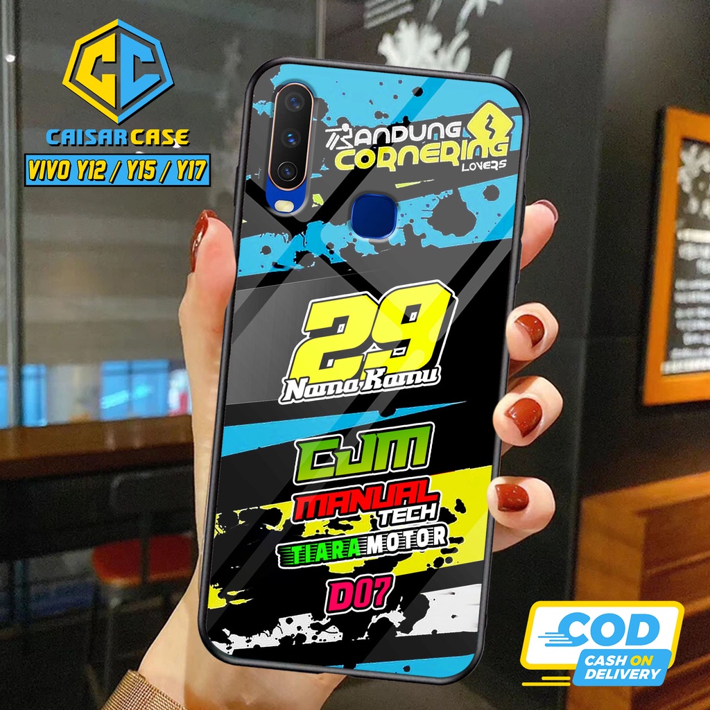Kaisar Case - Case Hp Racing  Vivo Y12 / Y15 / Y17 (2D02RC) Bisa Pakai Nama Dan Nomor Sesukamu Fashi