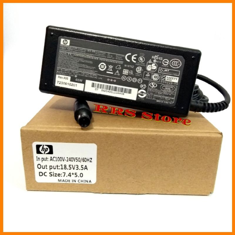 Adaptor Charger laptop Hp Compaq 18.5V 3.5A Pin Jarum