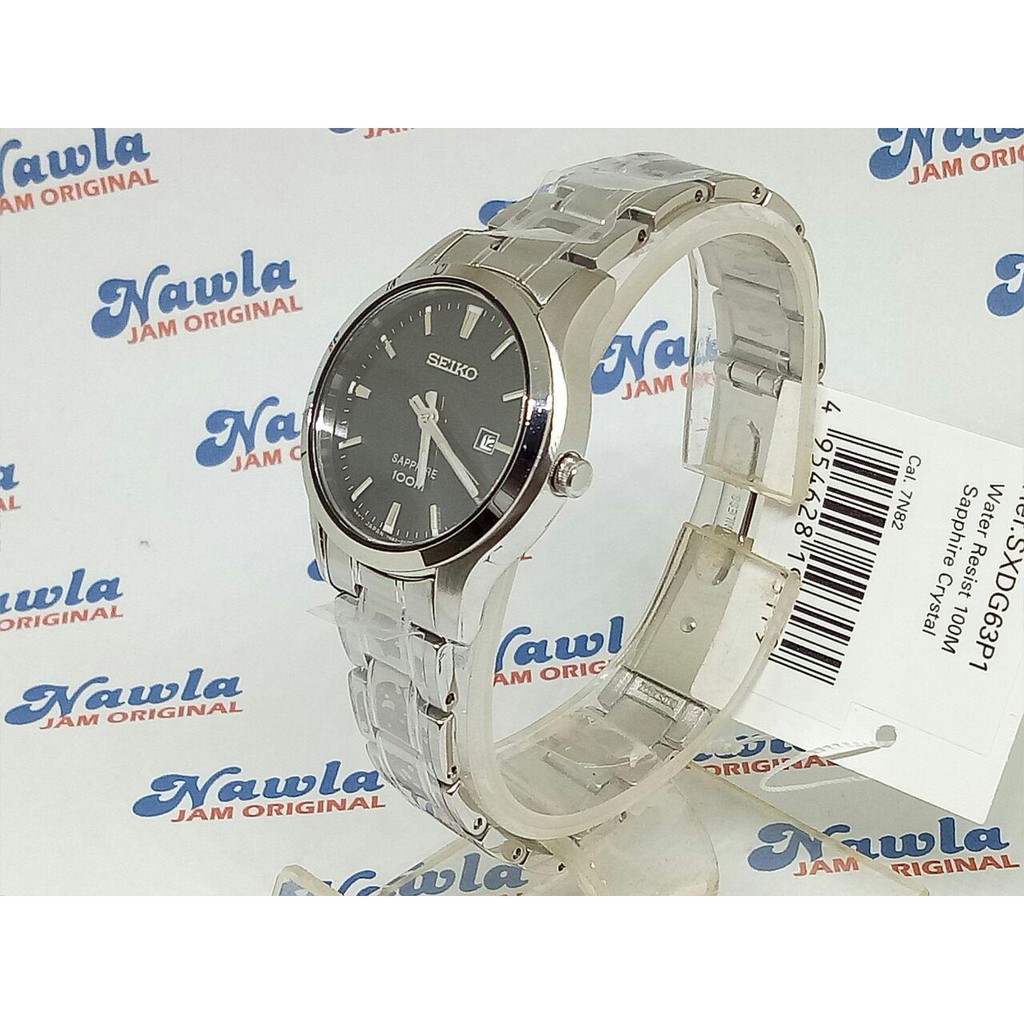 Seiko Ladies SXDG63P1 Quartz Black Dial - Jam Tangan Wanita SXDG63