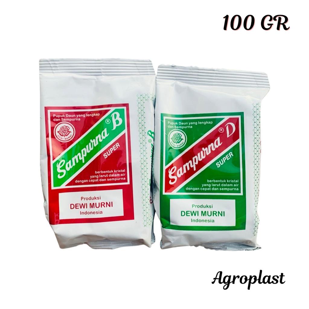 Pupuk Penyubur Tanaman Sampurna B / Sampurna D Kemasan Pabrik 100gr Original