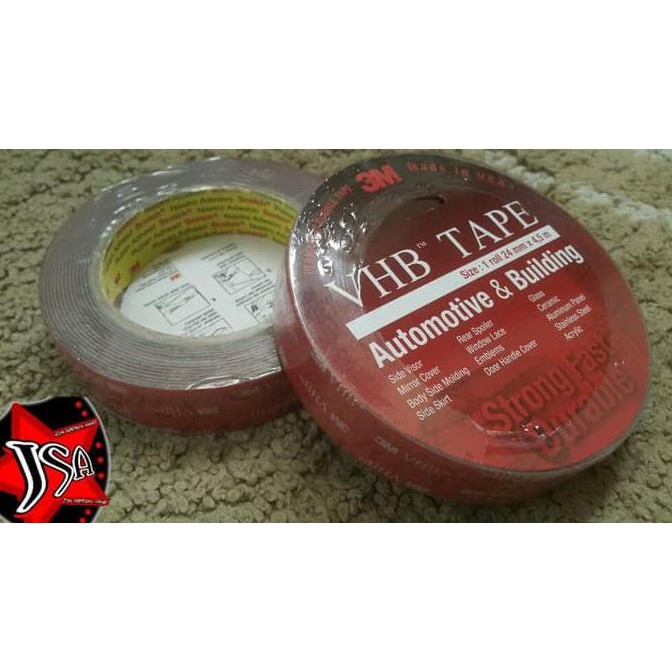

Z01♩ Double tape 3M VHB original 24mm 4.5m isolasi bolak balik foam elastic