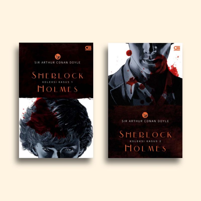 [INDONESIA] BUKU NOVEL SHERLOCK HOLMES KOLEKSI KASUS 1 DAN 2 - SIR ARTHUR CONAN DOYLE [ORIGINAL]