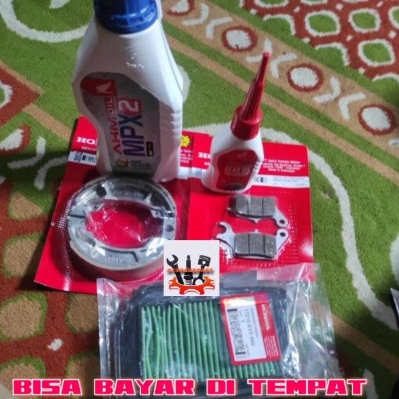 PROMO FLASH SALE ATS Paket service honda Beat scoopy karbulator 1 set tinggal pasang