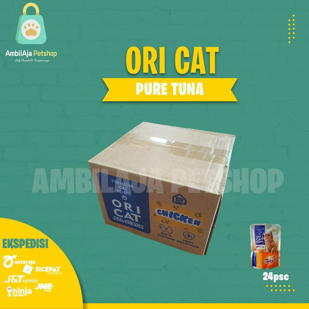 Makanan Kucing Basah ORI CAT Pouch All Stage 1 Dus isi 24psc