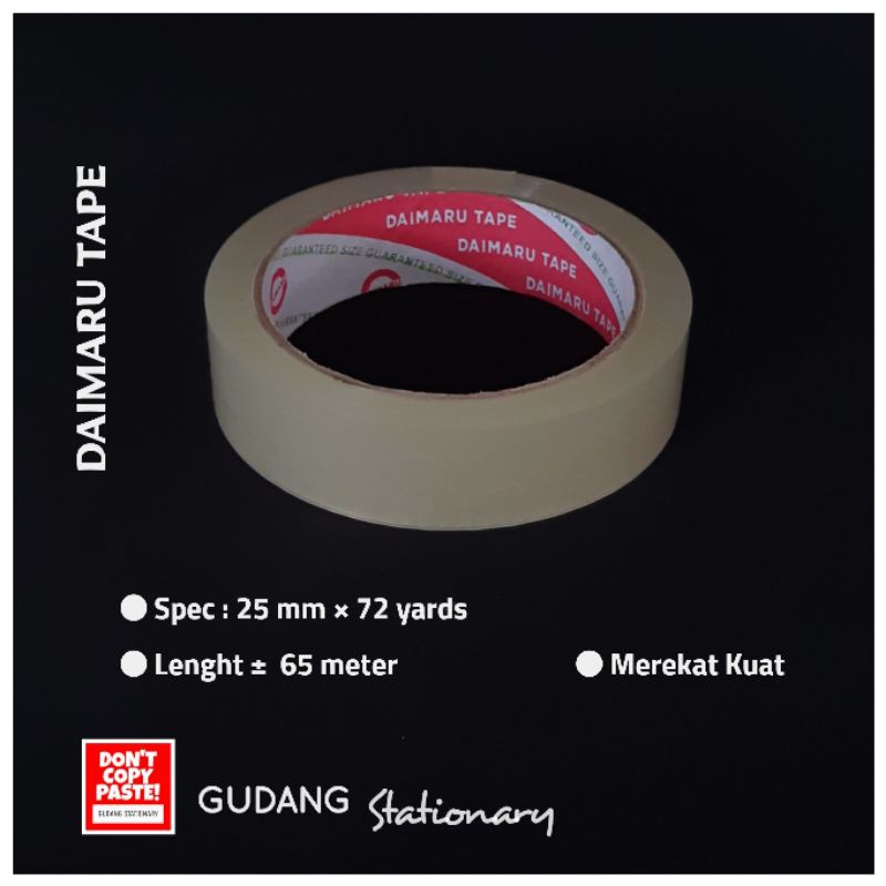 Selotip Bening 1&quot; DAIMARU TAPE [ 1 piece ]