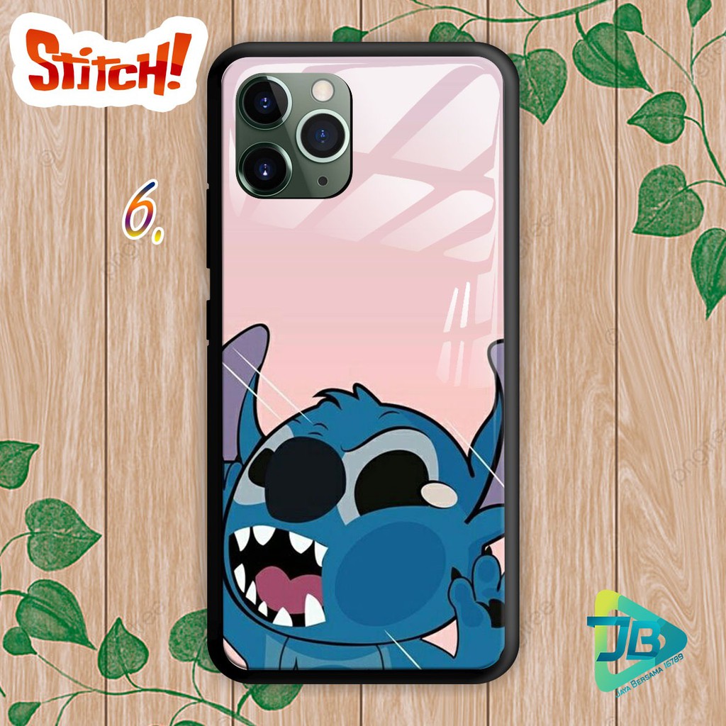 SOFTCASE BACK CASE GLASS KACA STITCH OPPO A83 F1+ F1S F3 F3+ F5 F5 YOUTH F9 F11 F11 PRO JB3418