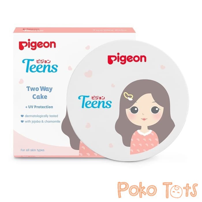 Pigeon Teens Two Way Cake +UV Protection 14gr Bedak Padat TWC