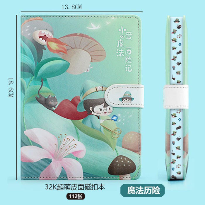 

[RESTOCK] ST245 - Note Book / Buku Tulis Catatan Karakter - Mushroom