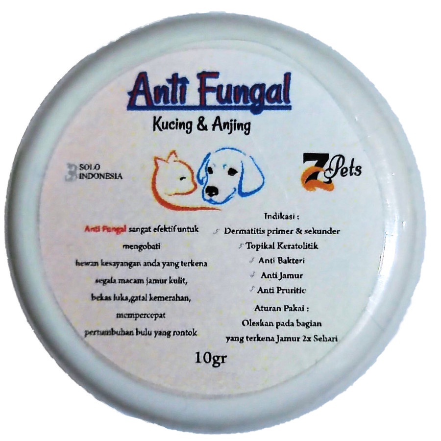 Z Pets ANTI FUNGAL 10 Gram / Salep Anti Jamur / Kucing Anjing / Cat &amp; Dog