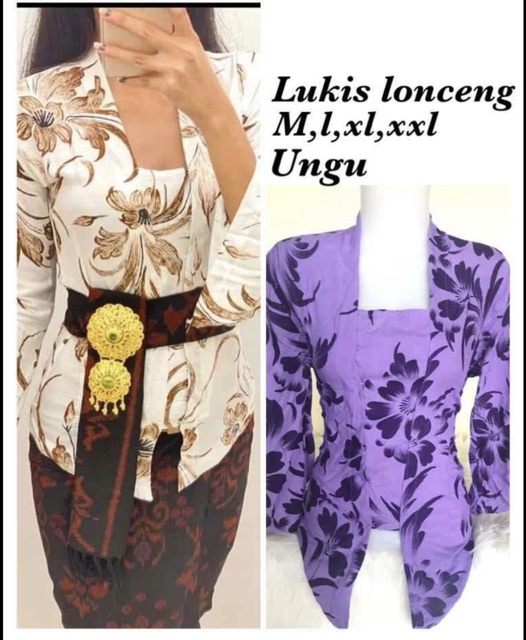 kebaya jadi lukis