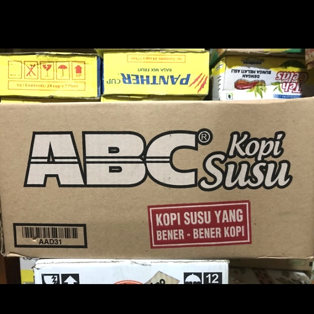 

[DUS] KOPI ABC SUSU 1 DUS ISI 12 RENCENG X 10 BUNGKUS 31gr 31 gr - Pak Grosir Renteng Sachet Pcs