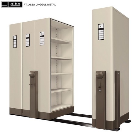 

ALBA MF-AUM-101 Mobile File Mekanik 20 Compartment