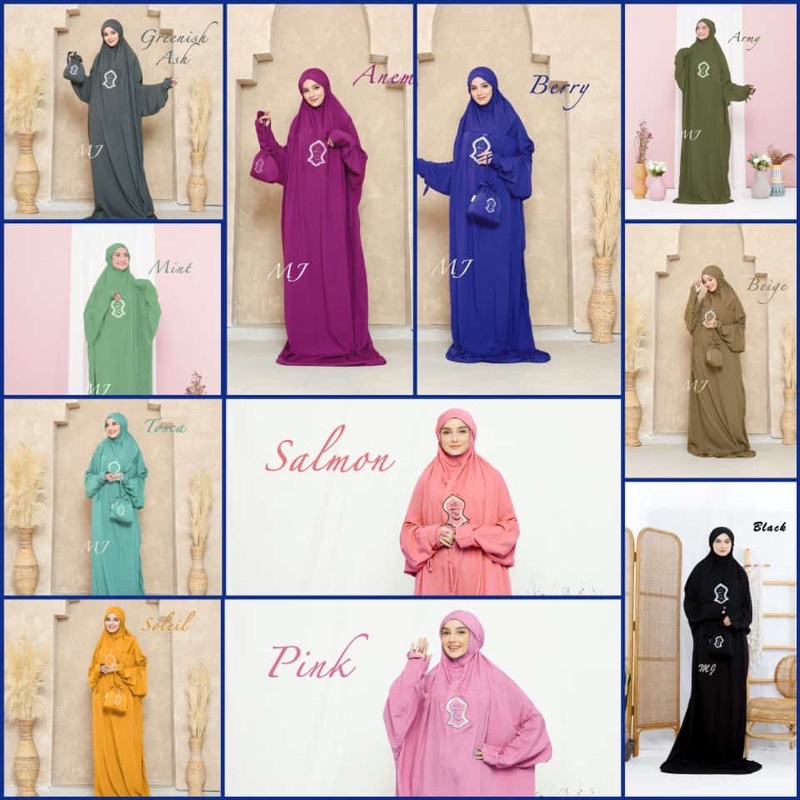 MUKENA TERUSAN HADROMUT / HADROMAUT TEROMPAH / MUKENA RAYON/MUKENA BORDIR / MUKENA TERUSAN RAYON