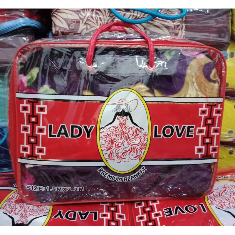 Selimut Lady Love LadyLove Jumbo Ukuran 180x210 cm Panel Halus Dan Tebal Kualitas Premium