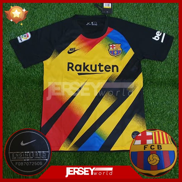 Jersey Barcelona GK Kiper Third 3rd UCL 2019-2020 PREMIUM GRADE ORI