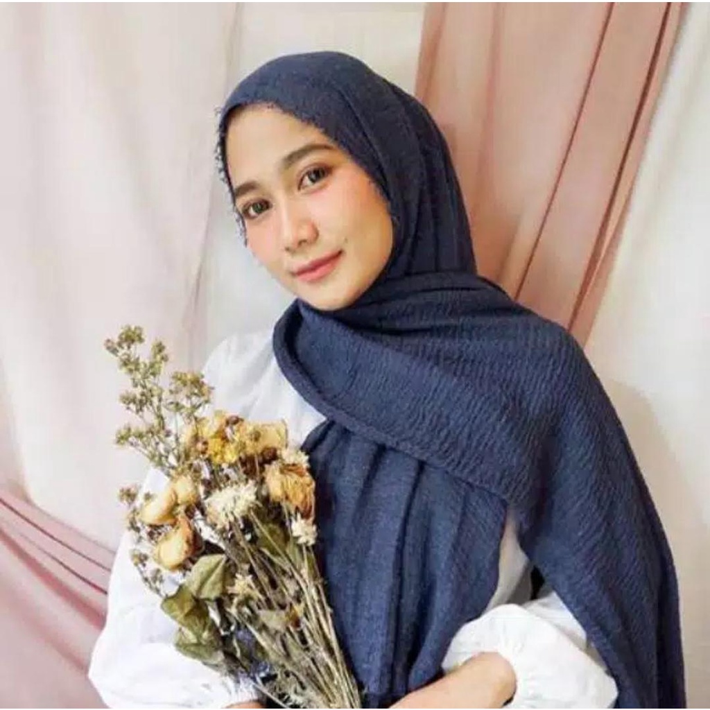New Pashmina Lavanya Crinkle / Pasmina Crinkle / Kerudung Pashmina Crinkle