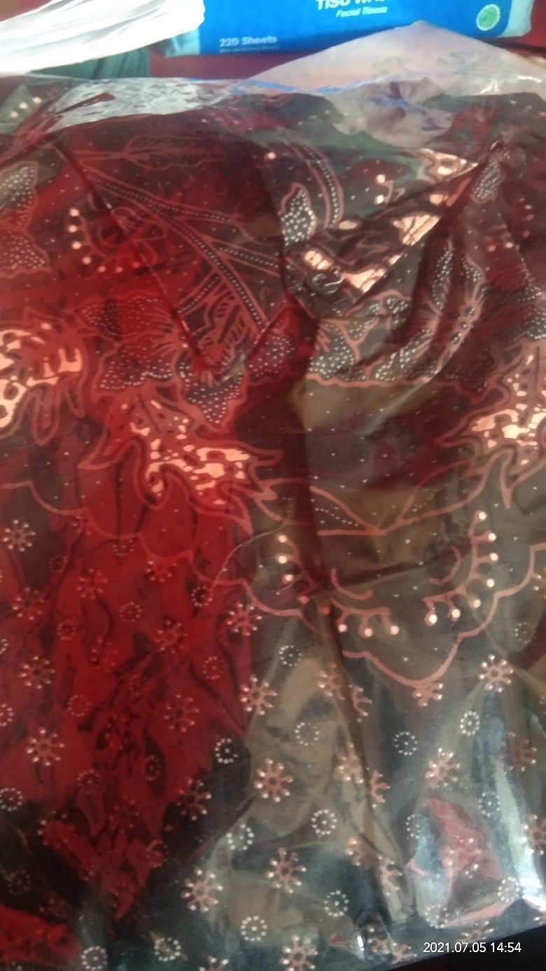 Perwira Kemeja Batik Pria Full Furing Bahan Katun Sragenan