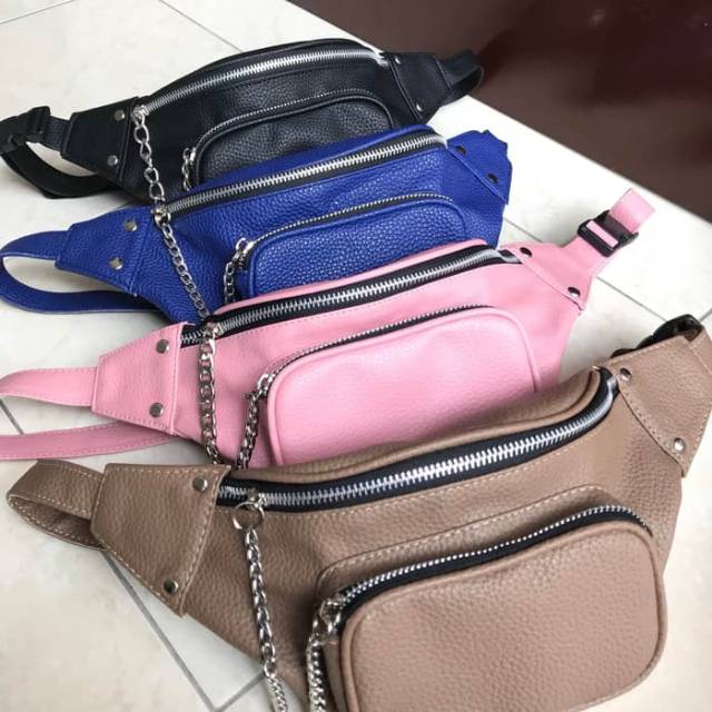 Supplier Tas Pinggang Tas Cewek Tas Wanita Murah Branded Import Tas Selempang / Belt bag / Beltbag