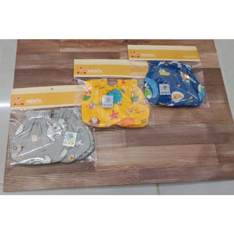 1 SET SARUNG TANGAN+SARUNG KAKI BAYI-SARUNG TANGAN VINATA FULL PTINT-SARUNG TANGAN MURAH