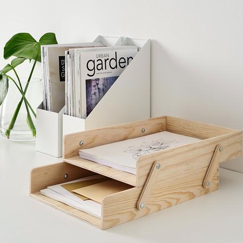 

Office & Stationery | Document Organizer | Ikklammemacka Penyimpanan Surat File Kertas Letter Tray Naturalplywood | Best Seller