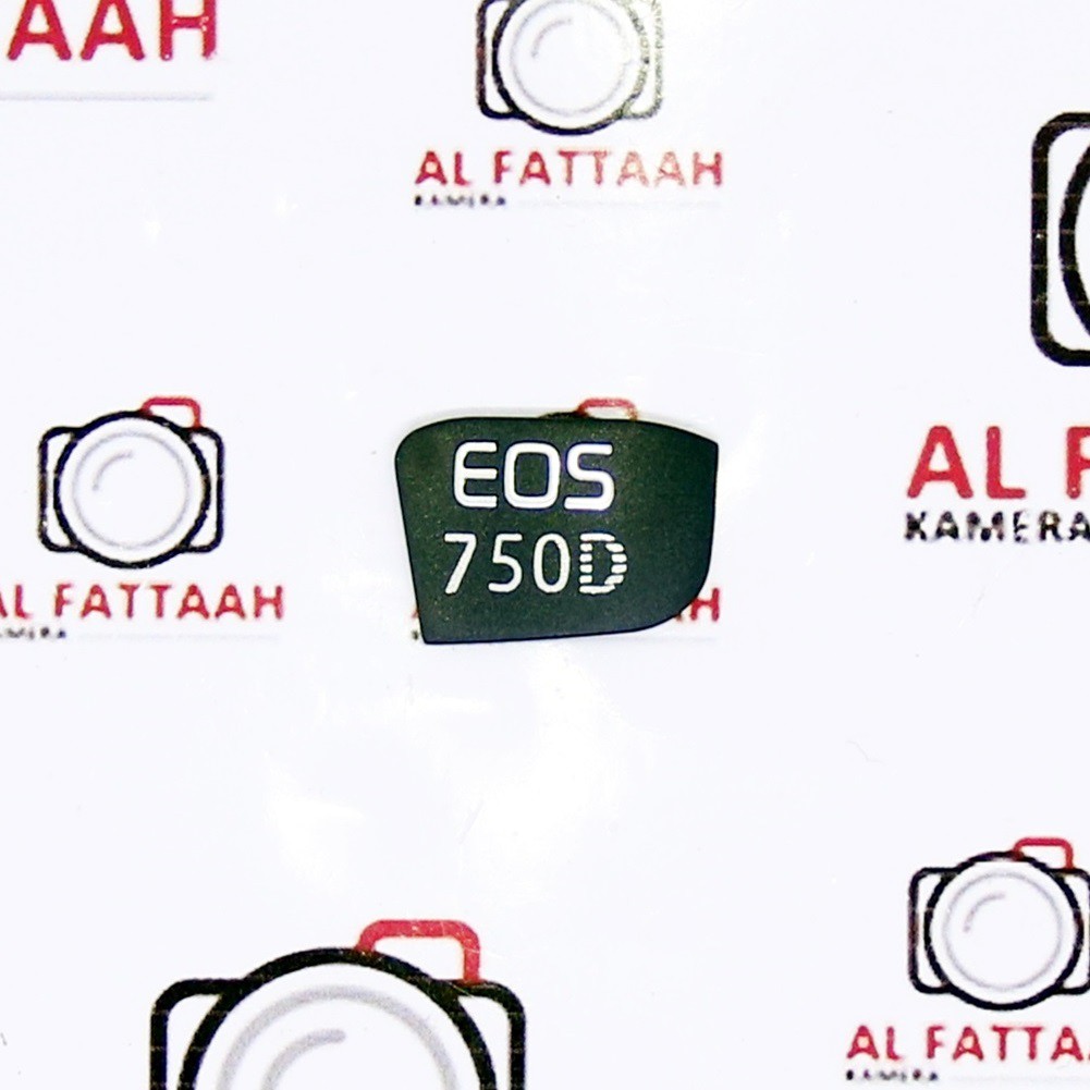 Logo CANON 750D EMBLEM Camera Kamera DSLR