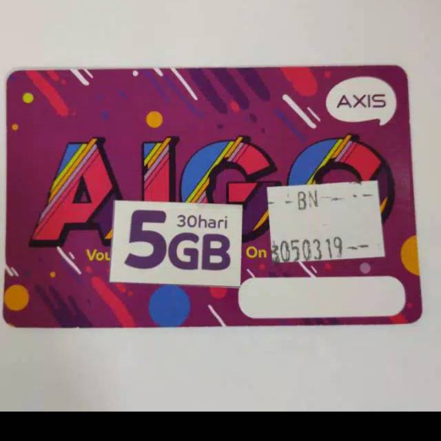 AXIS DATA 5GB