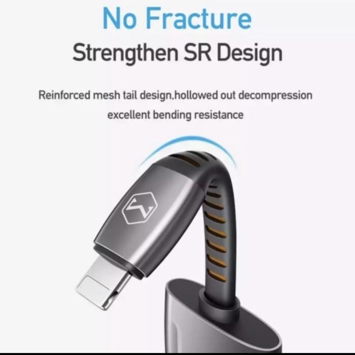 Mcdodo Splitter for Iphone Lightning to Aux + Lightning 2A