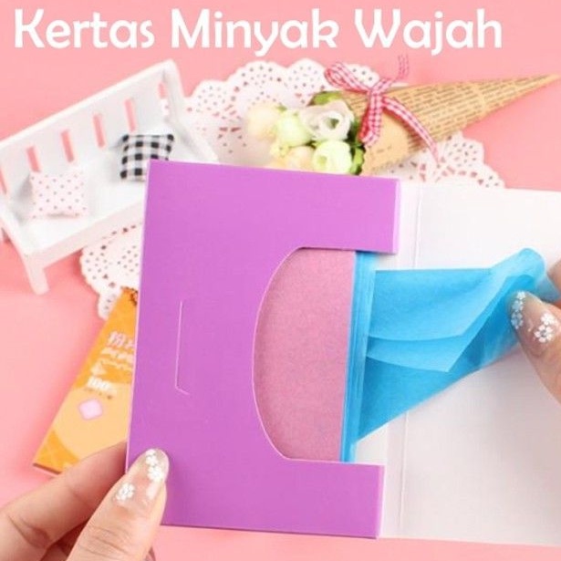 KERTAS MINYAK 50 LEMBAR / OIL PAPER / KERTAS PENYERAP MINYAK