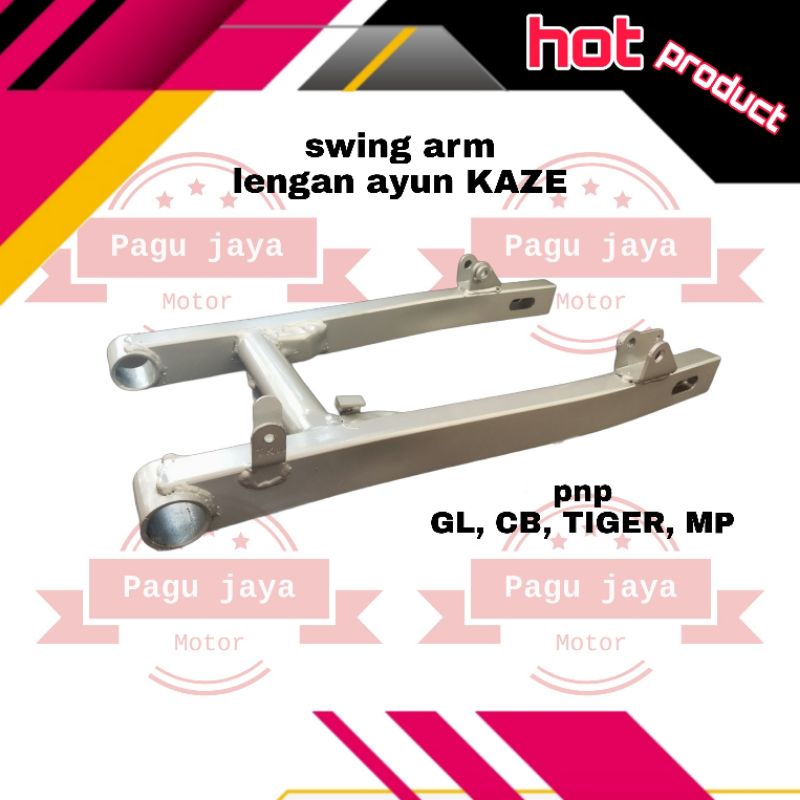 swing arm kaze arem lengan ayun only pnp gl max pro gl 100 125 gelatik cb tiger mp mega pro tokaido