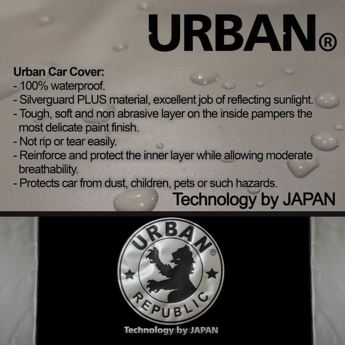 Promo Sarung Sepeda Bicycle Cover Waterproof Urban Santa Cruz United Bike - ALL SILVER Limited