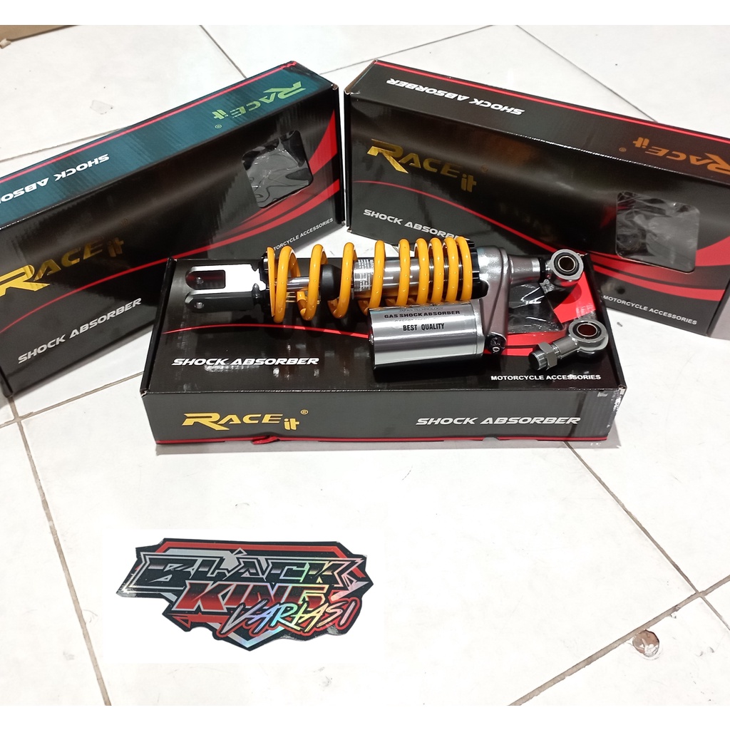 HOCKBREAKER SHOCK TABUNG ATAS RACE IT 310MM 330MM HONDA YAMAHA VARIO BEAT SCOOPY FINO MIO SOUL GT SPACY DLL