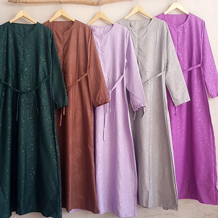Gamis Katun Polos Embos Size L ‣ ABU.20Au22ˢ
