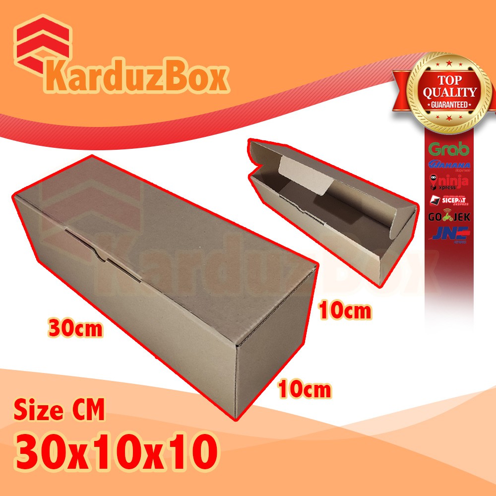 

30x10x10 kotak Kardus Packing Box Pizza, box hampers, box kado, kardus diecut polos