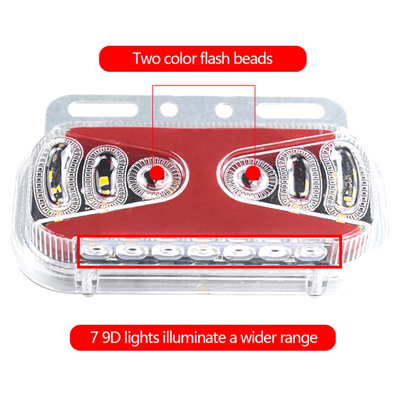 Tk Lampu Indikator Samping 23-led 24v 9d Anti Air Untuk Truk Off Road Trailer Lorry