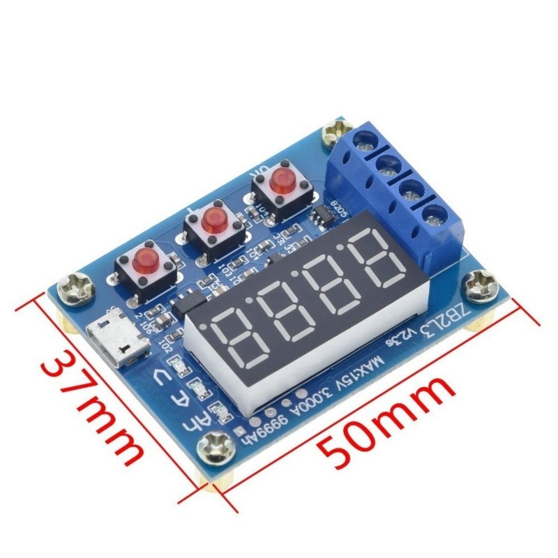Modul 18650 Li-Ion Battery Capacity Meter Discharge Tester Module