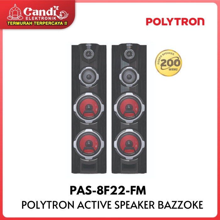 POLYTRON Active Speaker PAS-8F22-FM Speaker Aktif