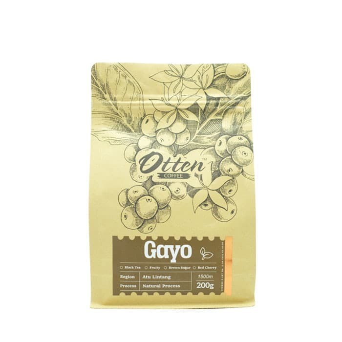 

gt201jyj Aceh Gayo Natural Process 200G Kopi Arabica - Wholebean Ds20X11