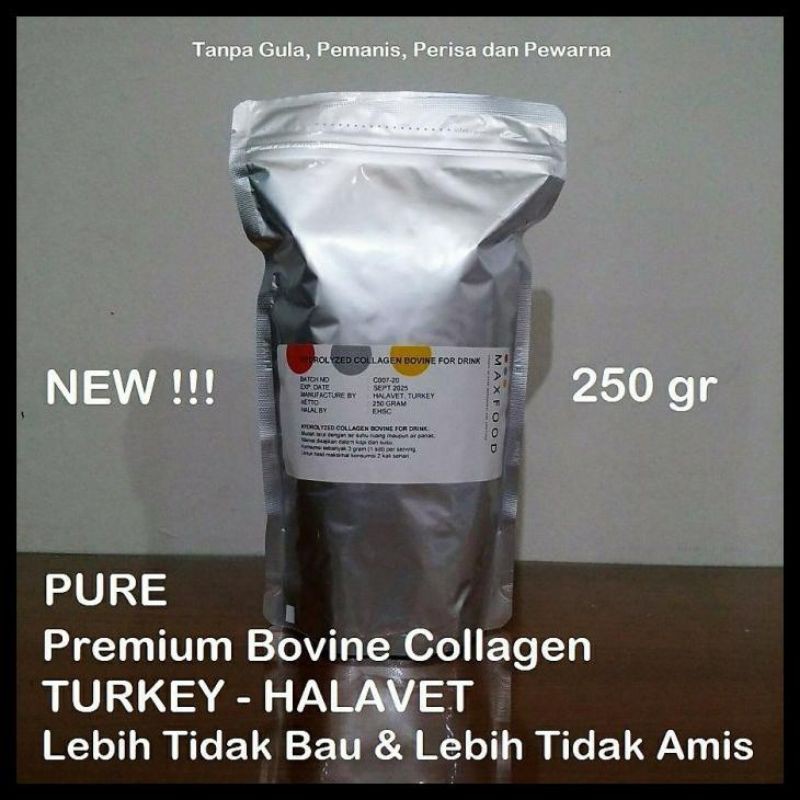 Premium Hydrolyzed Collagen Bovine Peptide / Murni Collagen REPACK