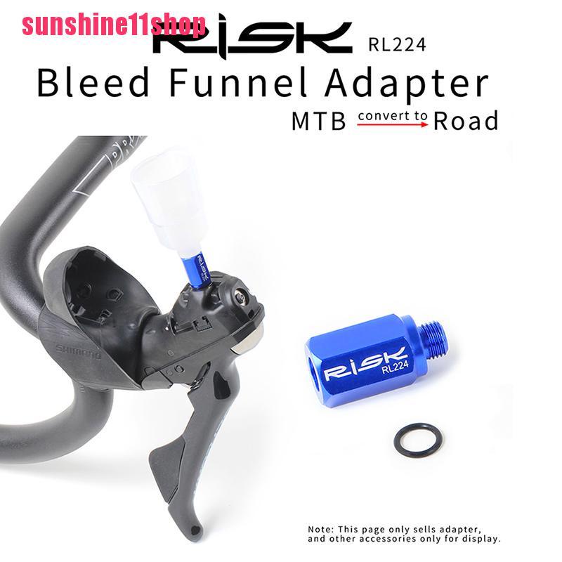 Adaptor Corong Rem Cakram Hidrolik Untuk Perbaikan Sepeda