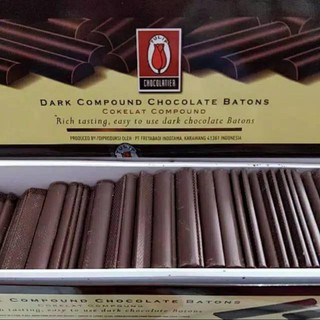 Tulip Dark Chocolate Batons 1.5kg - Tulip Coklat Stik - Cokelat Gosend/Grab...