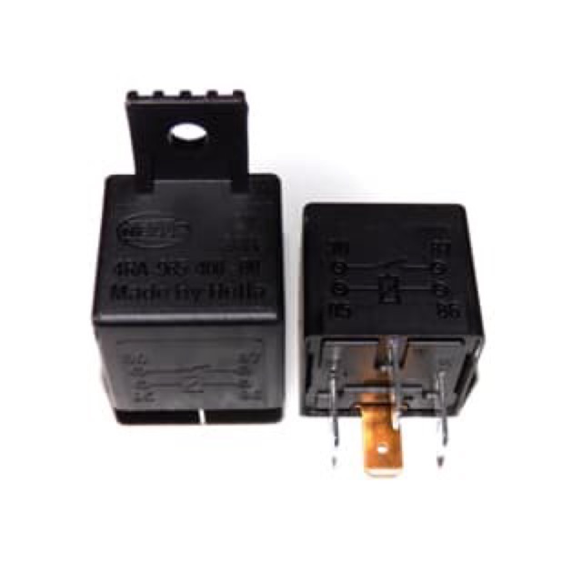 RELAY RILEY RILAY HELLA 12v KAKI 4 -asli-