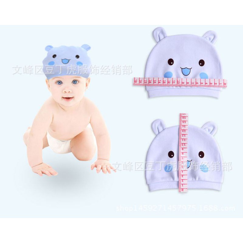 1234OS - Topi Kupluk Bayi Bahan Katun Lembut u/ Bayi Usia 0-6 Bulan Motif  Binatang.