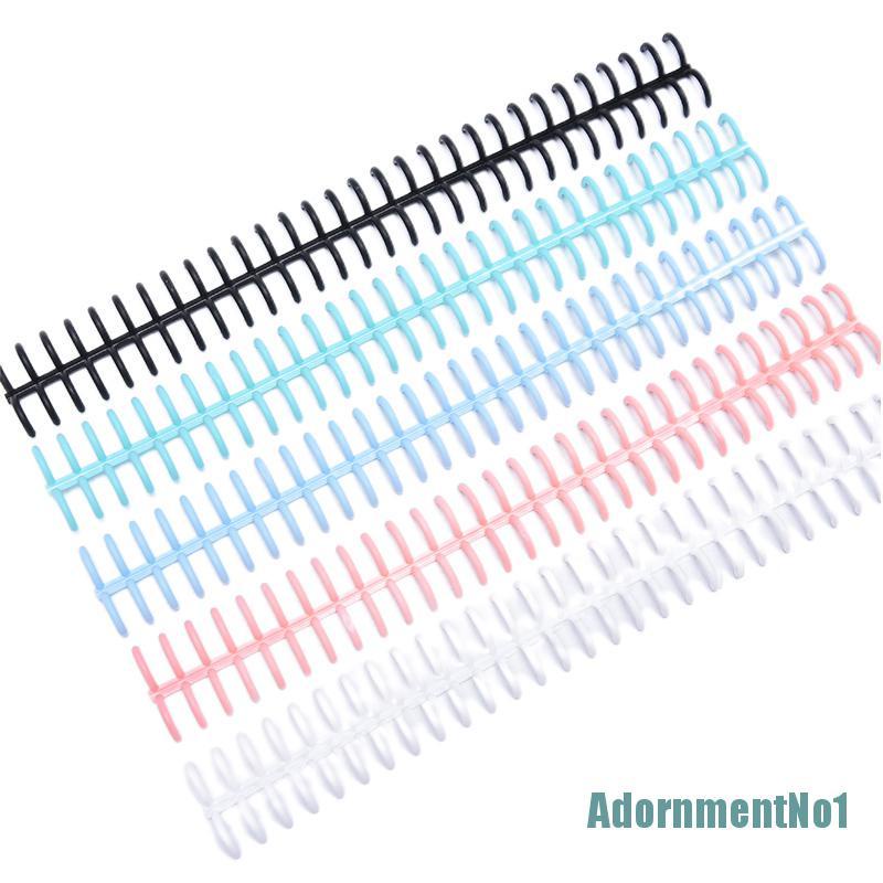 [AdornmentNo1]Plastic 30-Hole Loose Leaf Binders Ring Binding A4 A5 A6 For DIY Paper Notebook