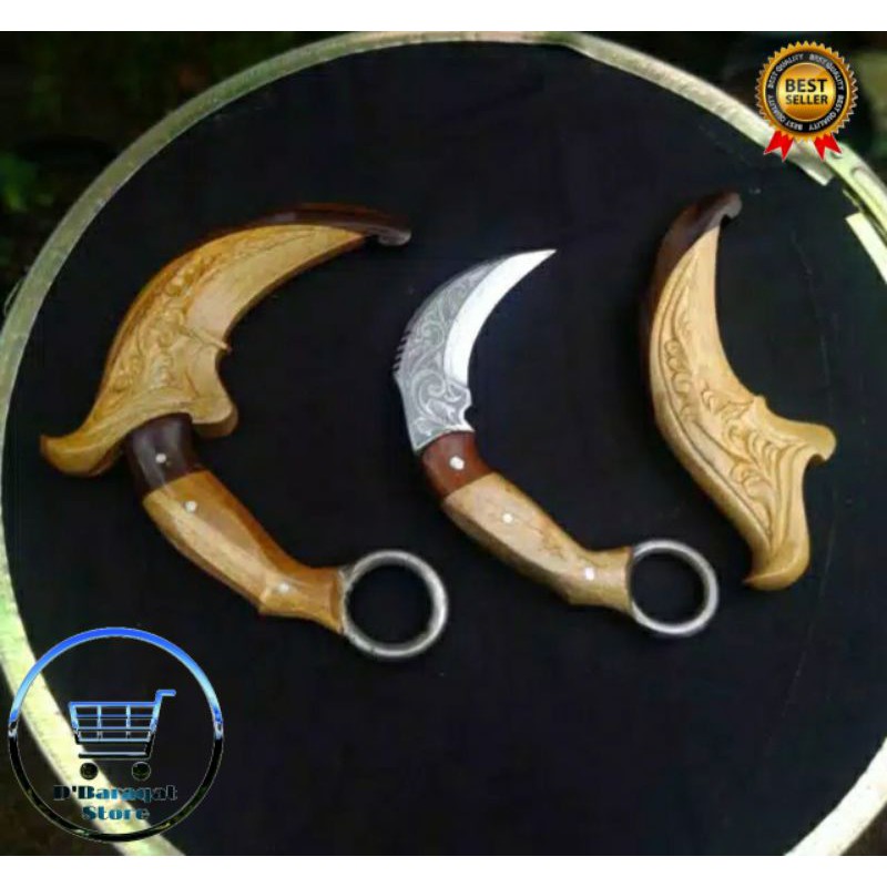 KARAMBIT MINANG UKIR BATIK (COD)