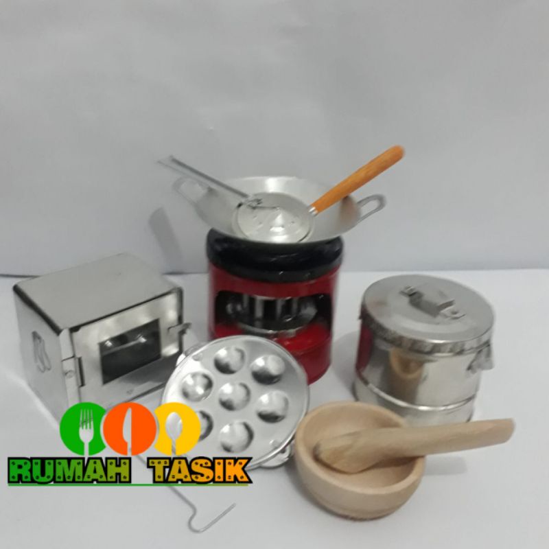 Kitchenset Mainan Masak Masakan Anak Tradisional Paket RT002