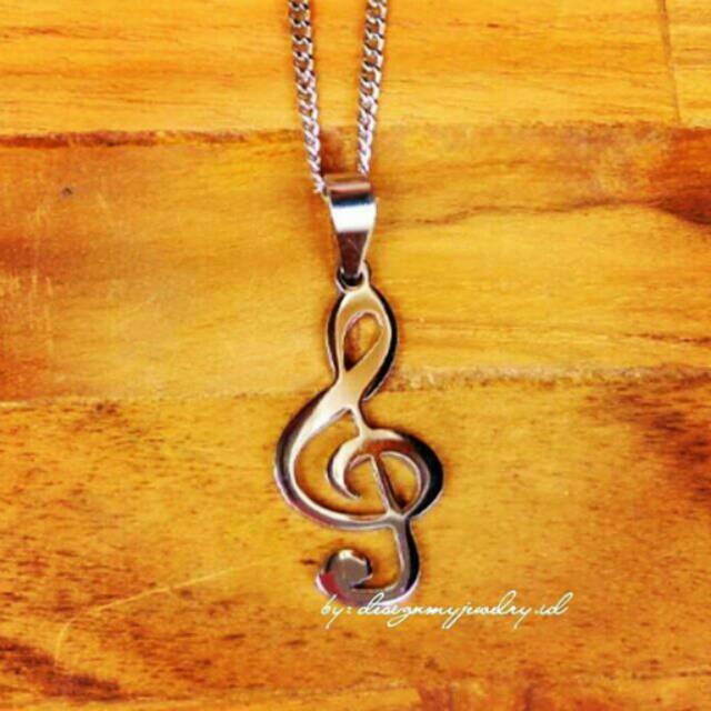 FREE ONGKIR - KALUNG MUSIK MUSIC NECKLACE CUSTOM