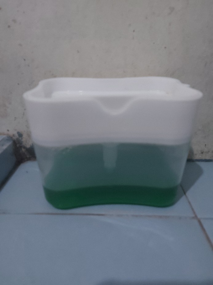 Dispenser Sabun Cuci Piring Tempat Sabun Cuci Piring Pump Sabun Cuci Piring 2 In 1