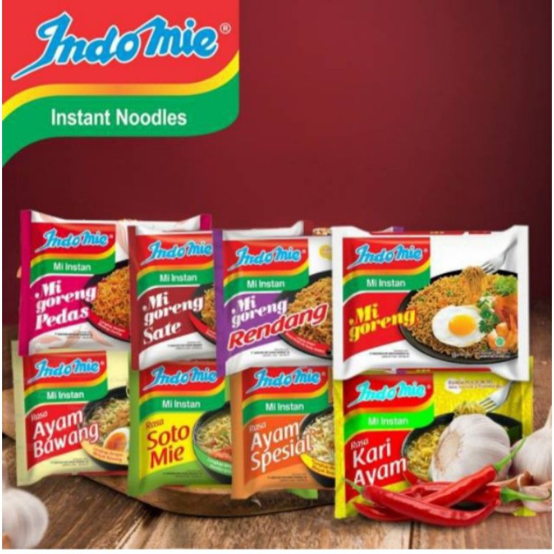 

MIE INDOMIE GORENG RENDANG GEPREK SEMUA RASA 85g