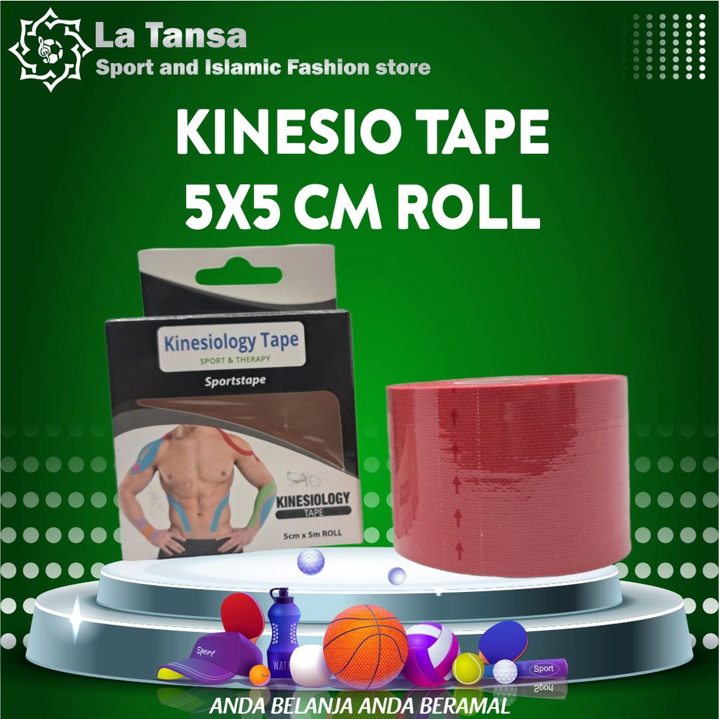 KINESIO TAPE 5X5 CM ROLL